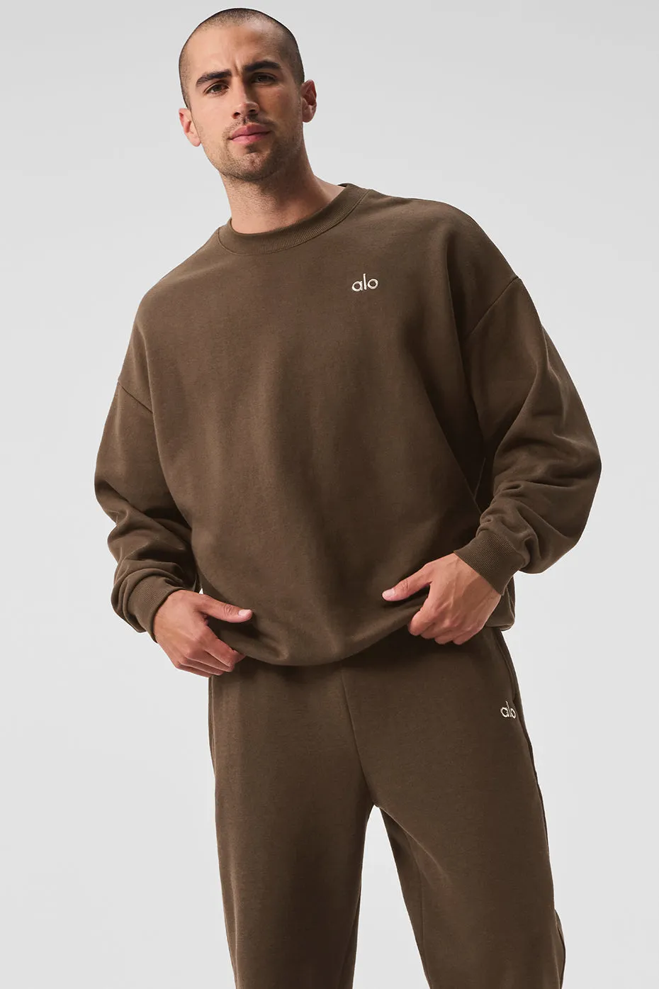 Accolade Crew Neck Pullover - Espresso