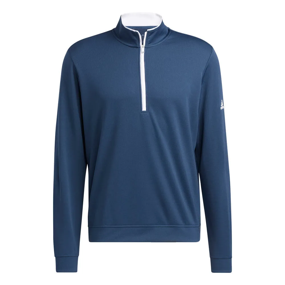 adidas Mens Lightweight Quarter Zip Pullover