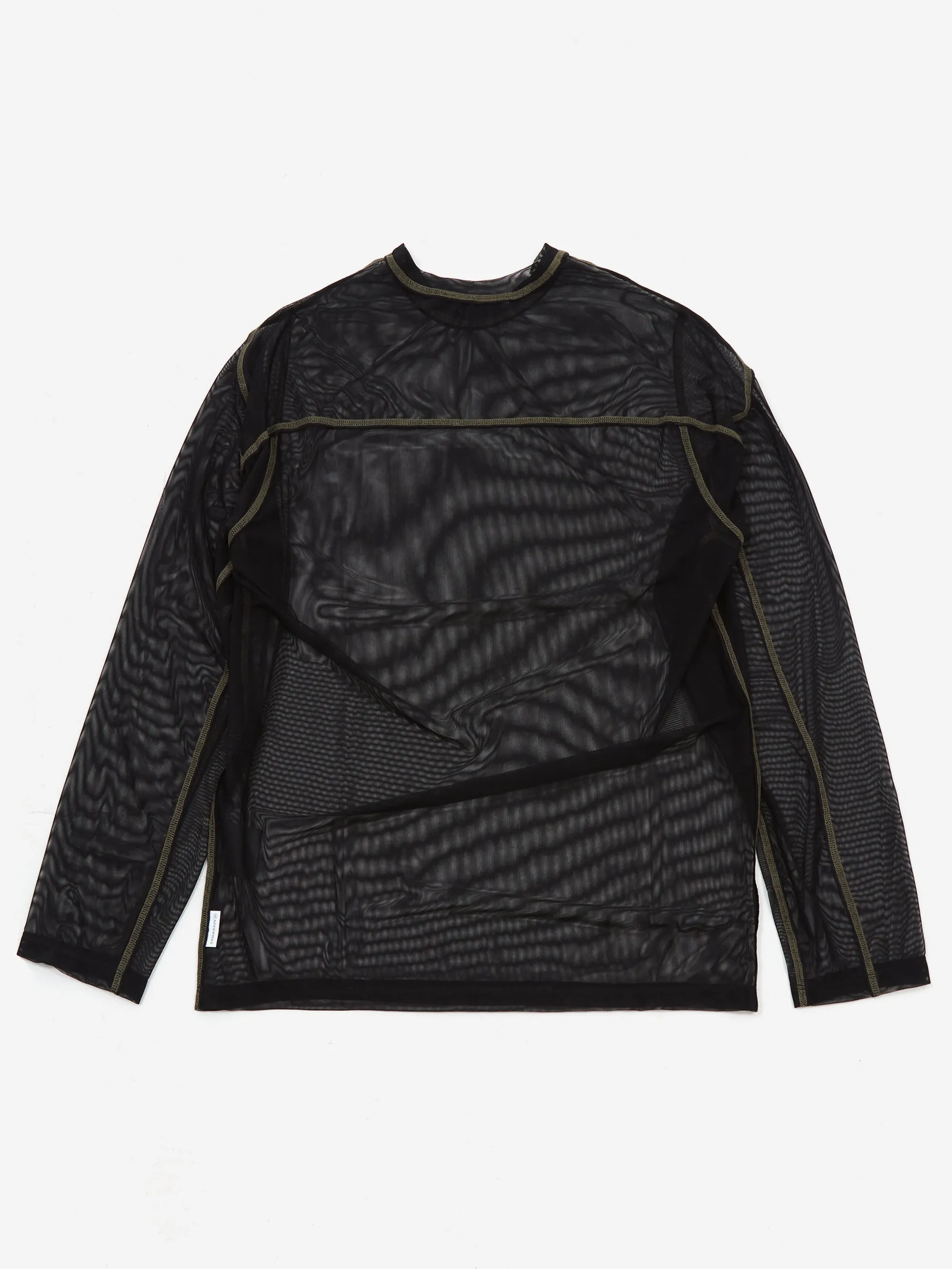 AFFXWRKS Boxed Pullover Mesh Top - Black