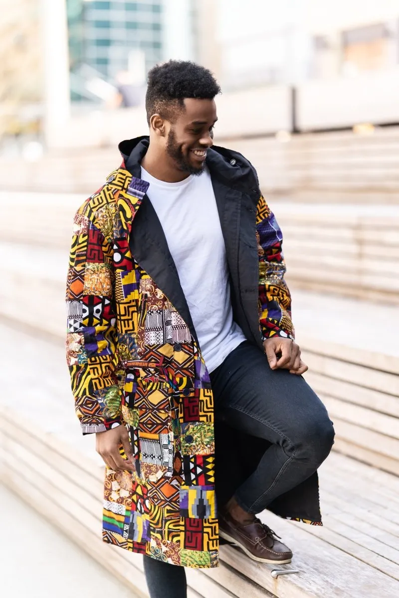 African Summer Parka In Patchwork