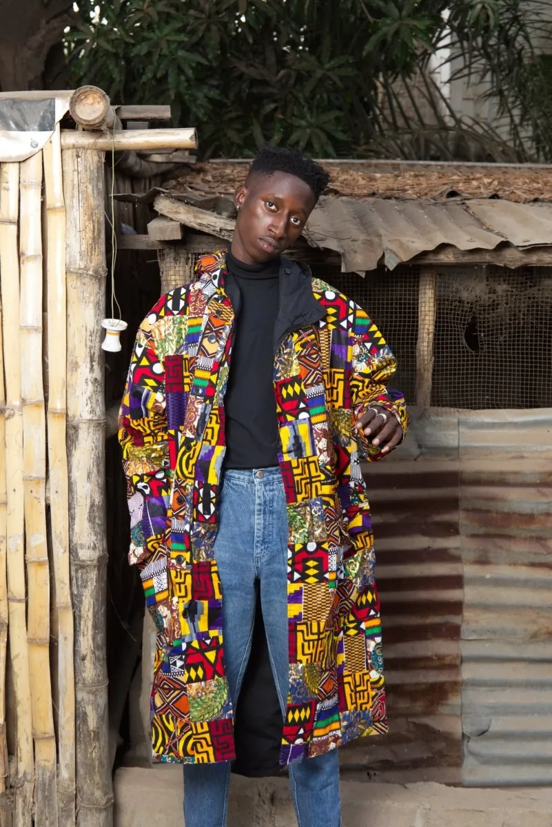 African Summer Parka In Patchwork