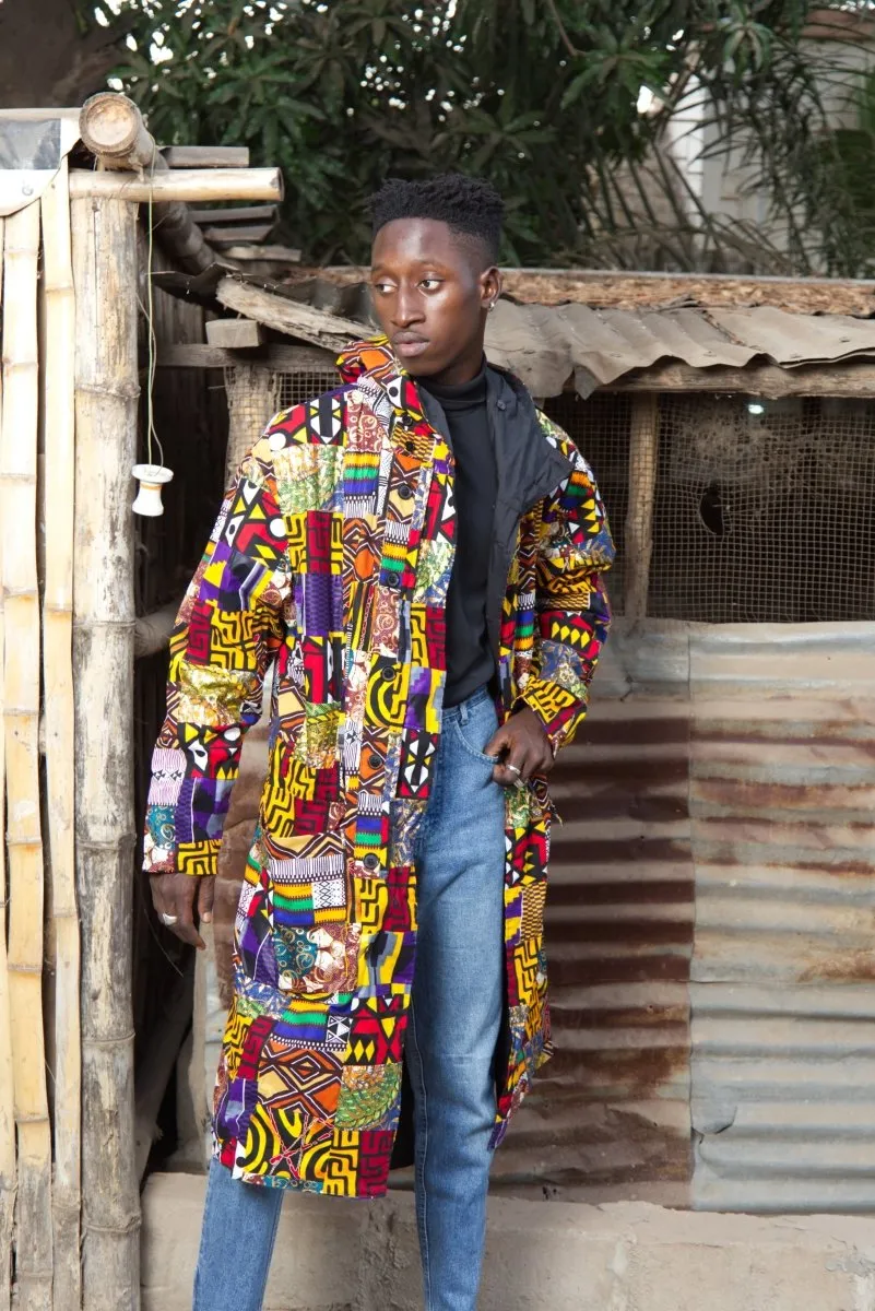 African Summer Parka In Patchwork