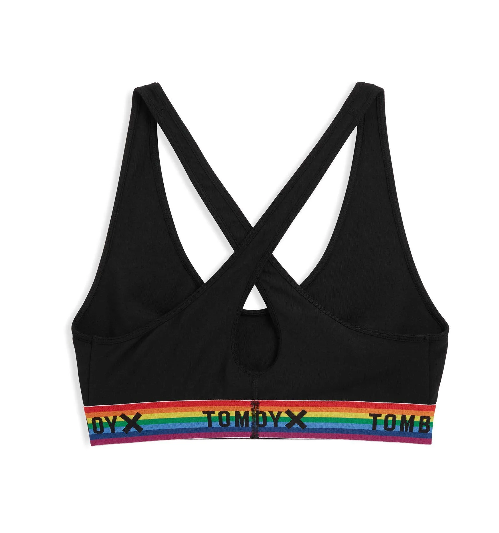 All Day Bralette LC - TENCEL Modal Black Rainbow