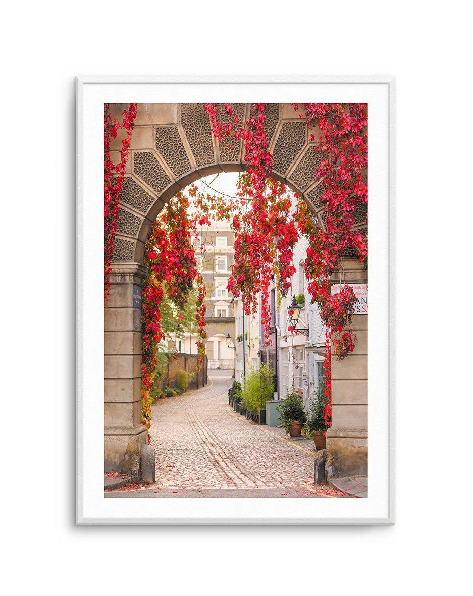 Autumn Archway, London Art Print