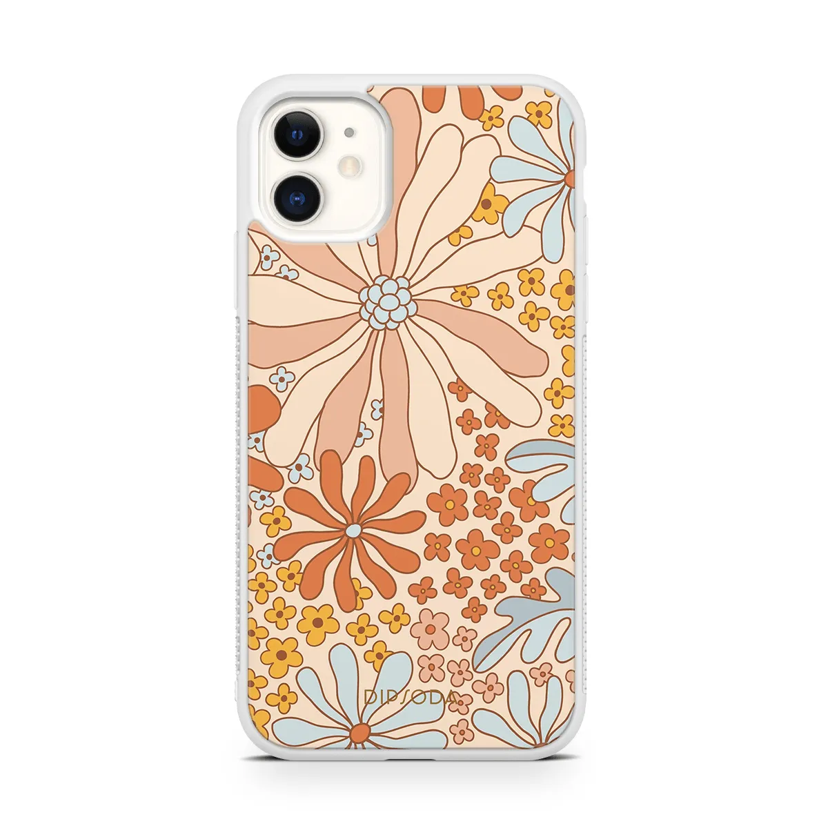 Autumn Florals Rubber Phone Case