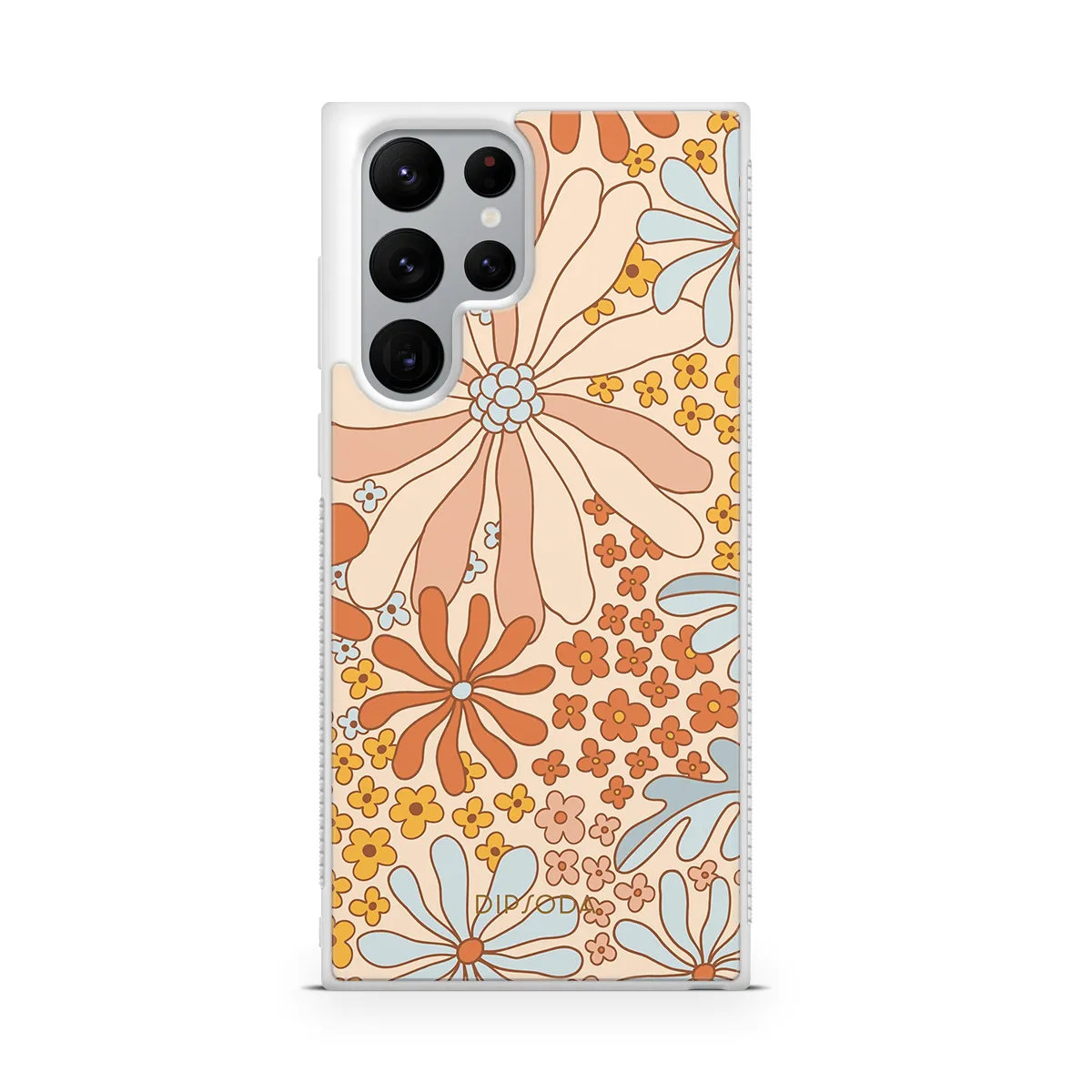 Autumn Florals Rubber Phone Case