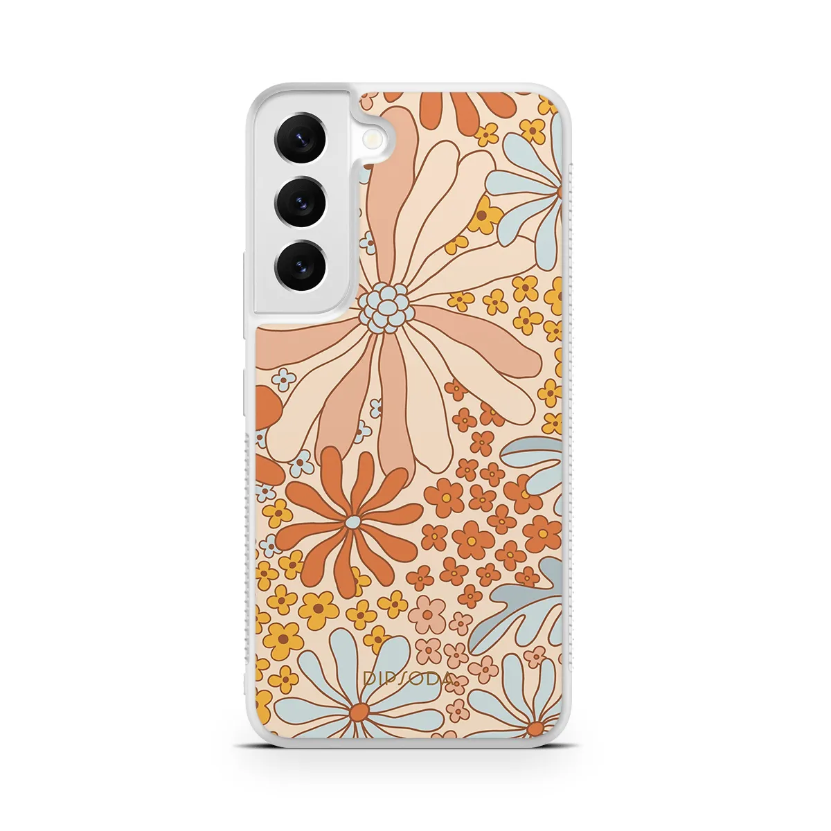 Autumn Florals Rubber Phone Case