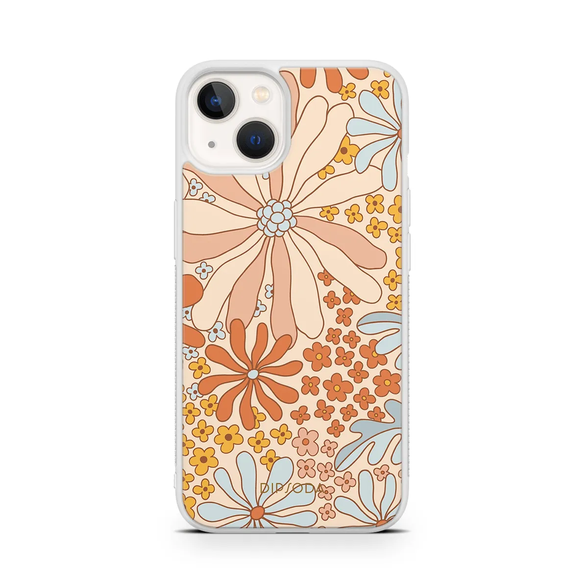 Autumn Florals Rubber Phone Case