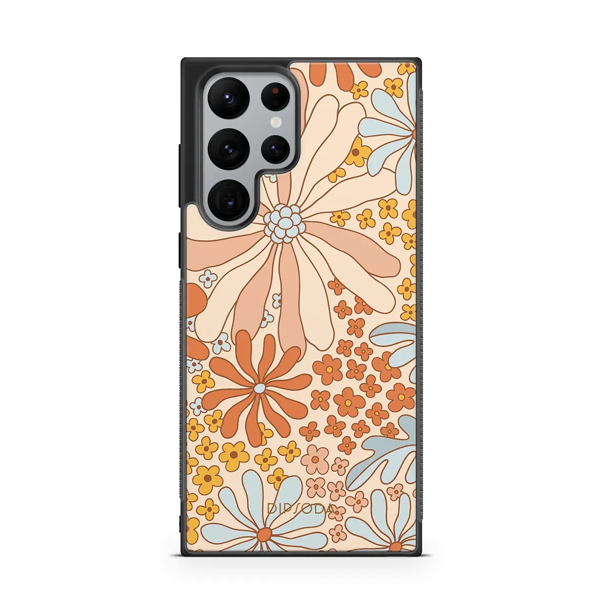 Autumn Florals Rubber Phone Case