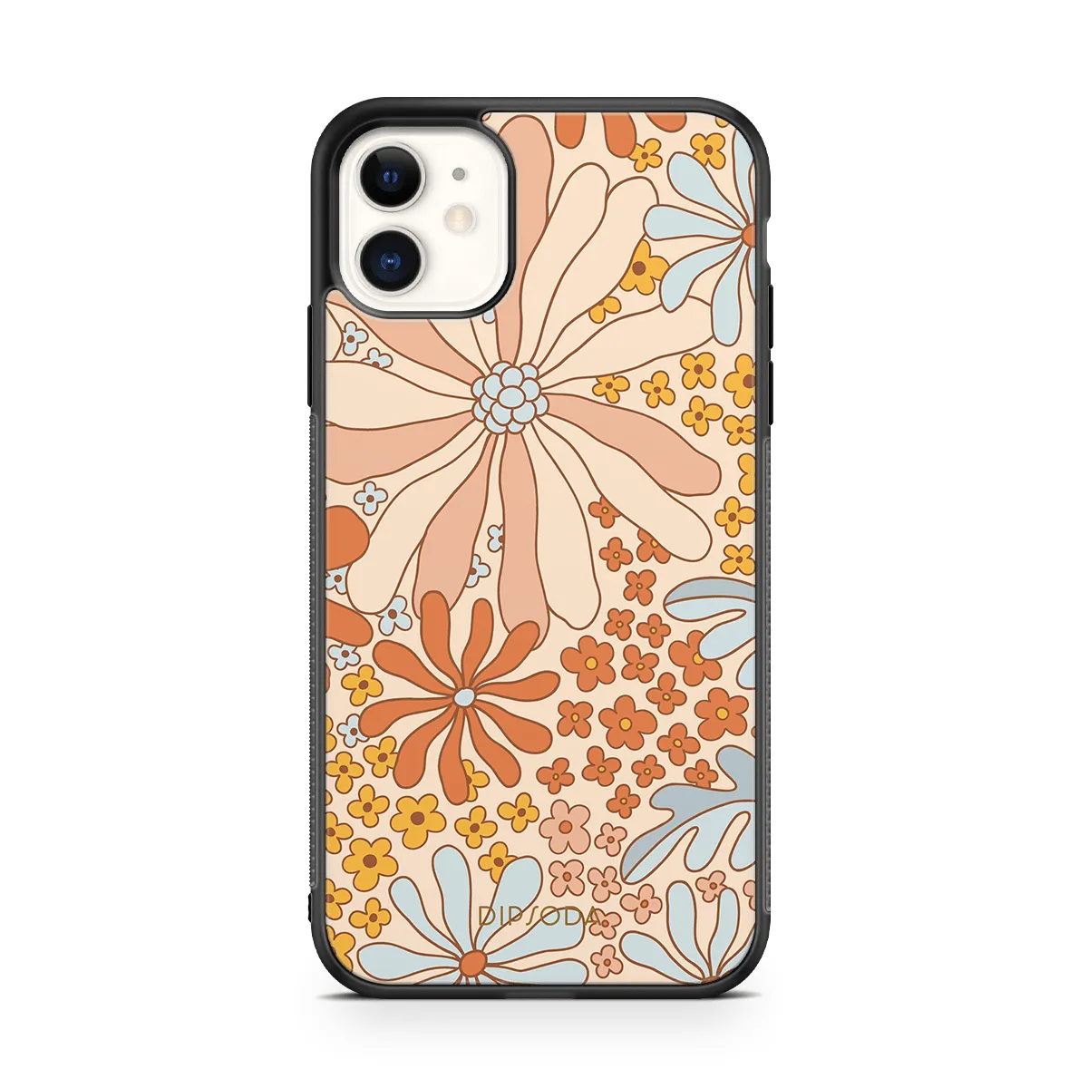 Autumn Florals Rubber Phone Case