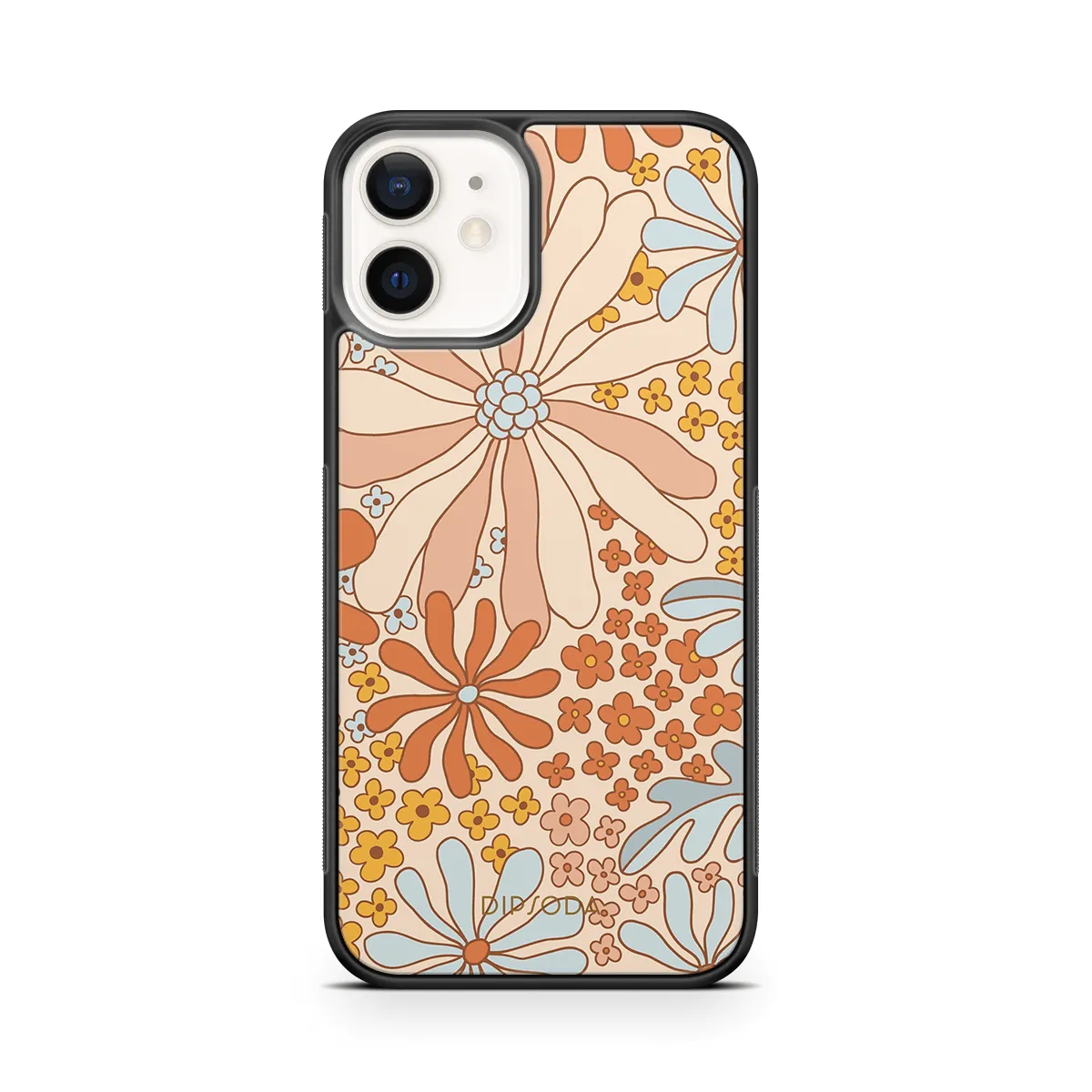 Autumn Florals Rubber Phone Case