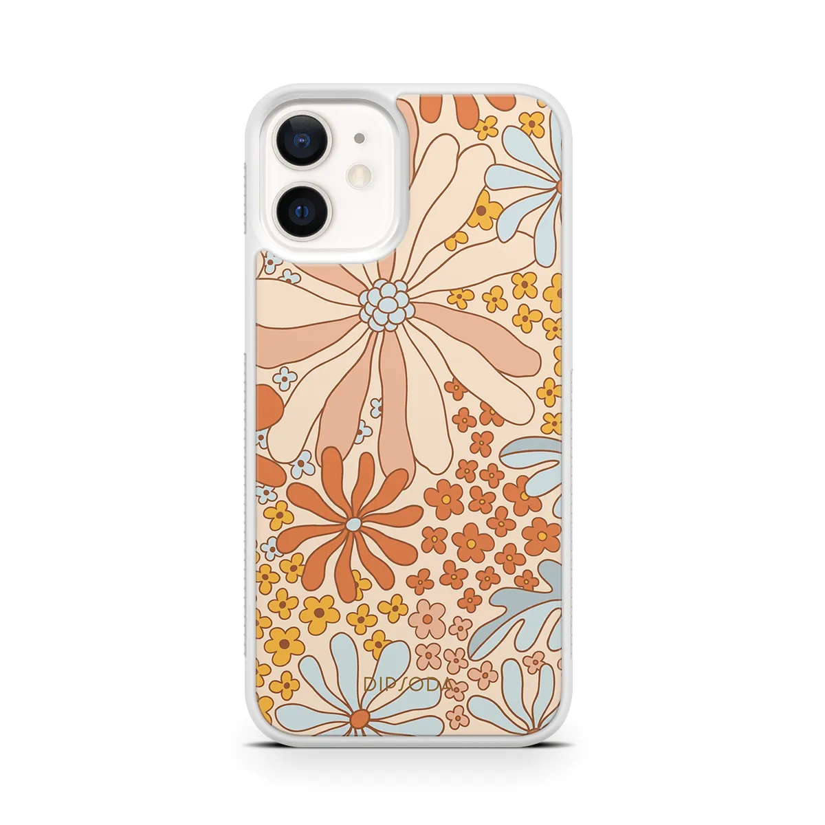 Autumn Florals Rubber Phone Case