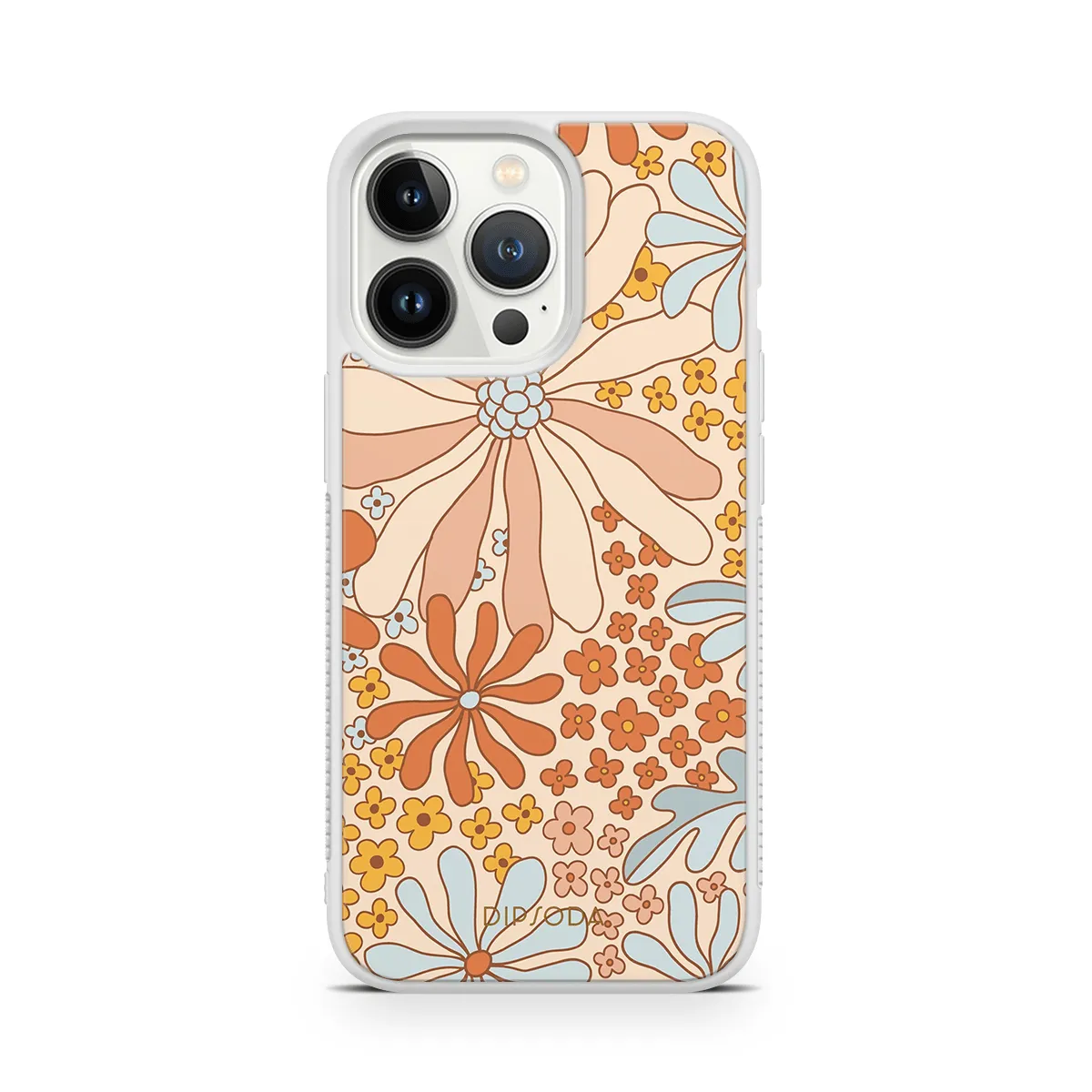 Autumn Florals Rubber Phone Case