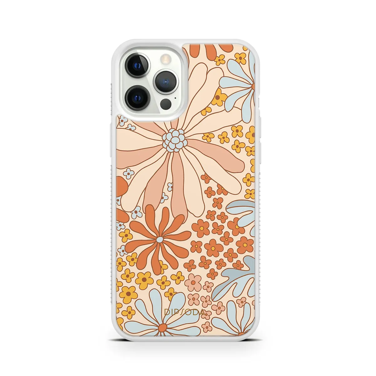 Autumn Florals Rubber Phone Case