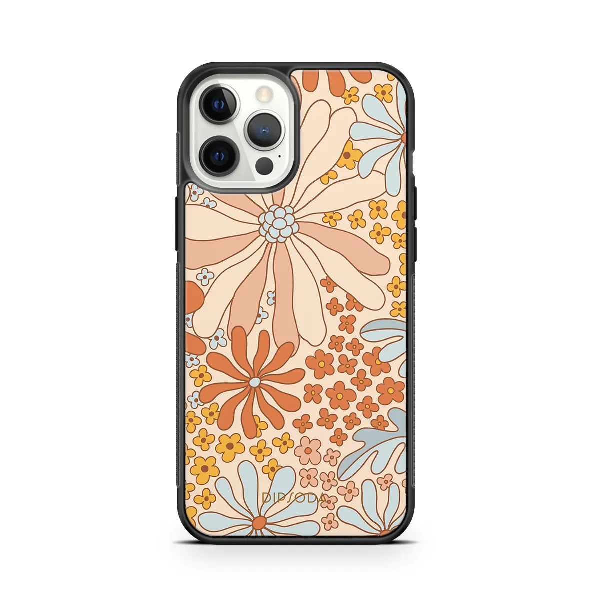 Autumn Florals Rubber Phone Case