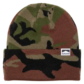 Autumn Headwear Surplus Camo Beanie - Army