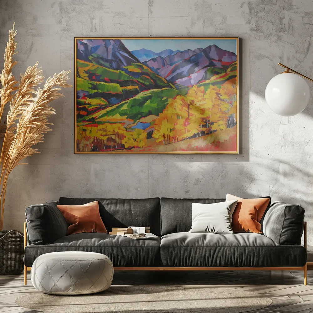 Autumn In the Mountan - Stretched Canvas, Poster or Fine Art Print