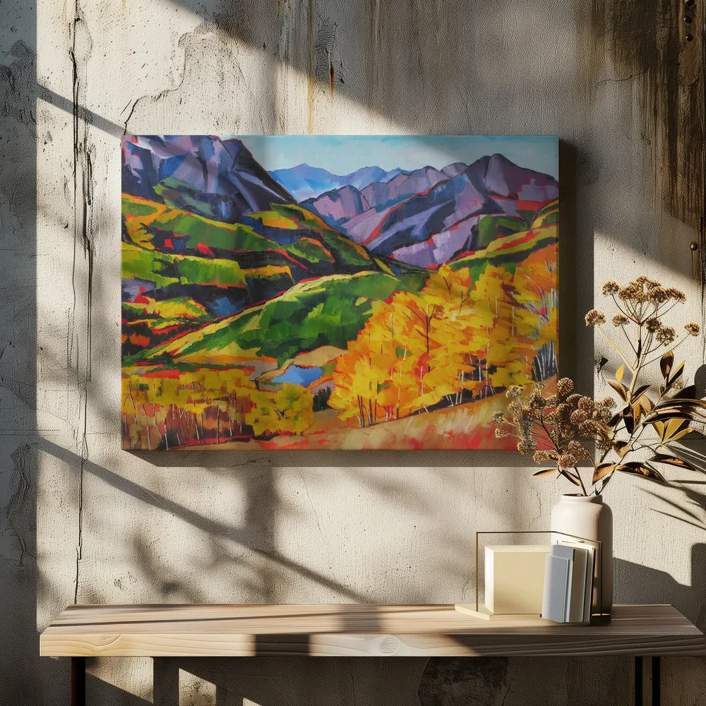 Autumn In the Mountan - Stretched Canvas, Poster or Fine Art Print