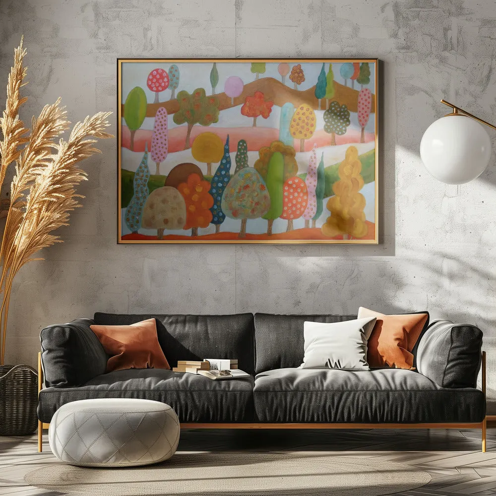 Autumn Joy - Stretched Canvas, Poster or Fine Art Print