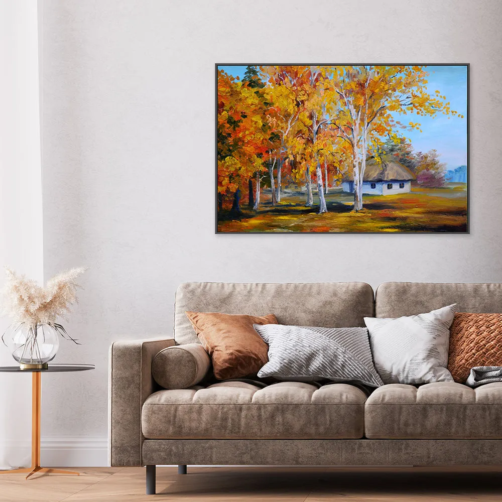 Autumn Leaves, Style A, Hand-Painted Canvas