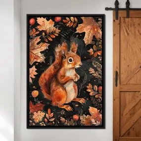 Autumn Woodland Squirrel Charm