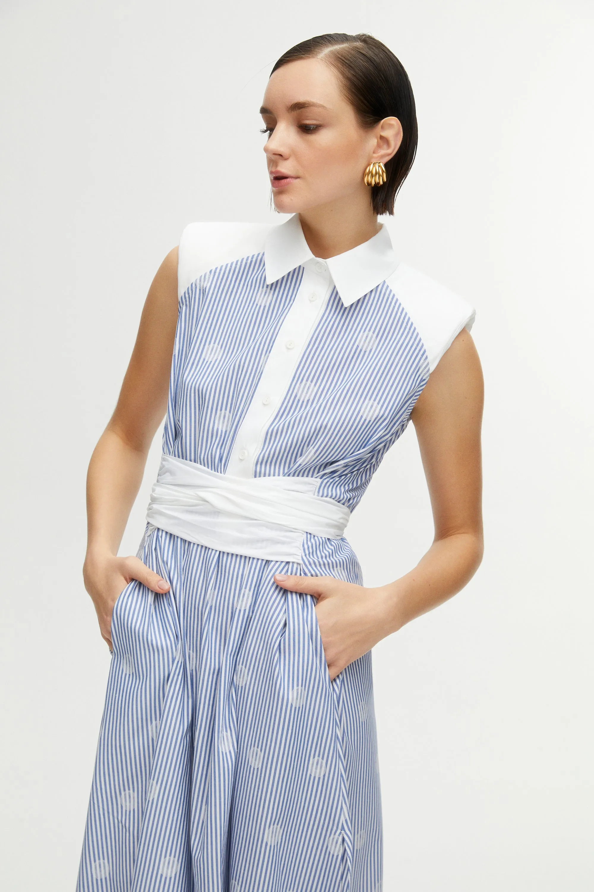 Belted Shirt Dress