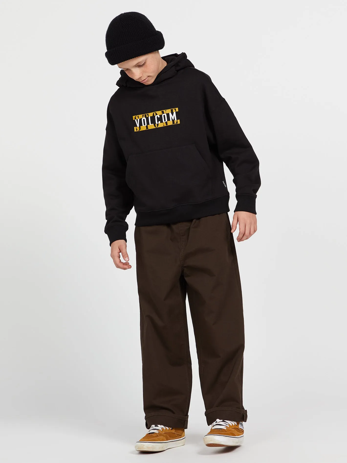 Big Boys Strikehood Pullover Hoodie - Black