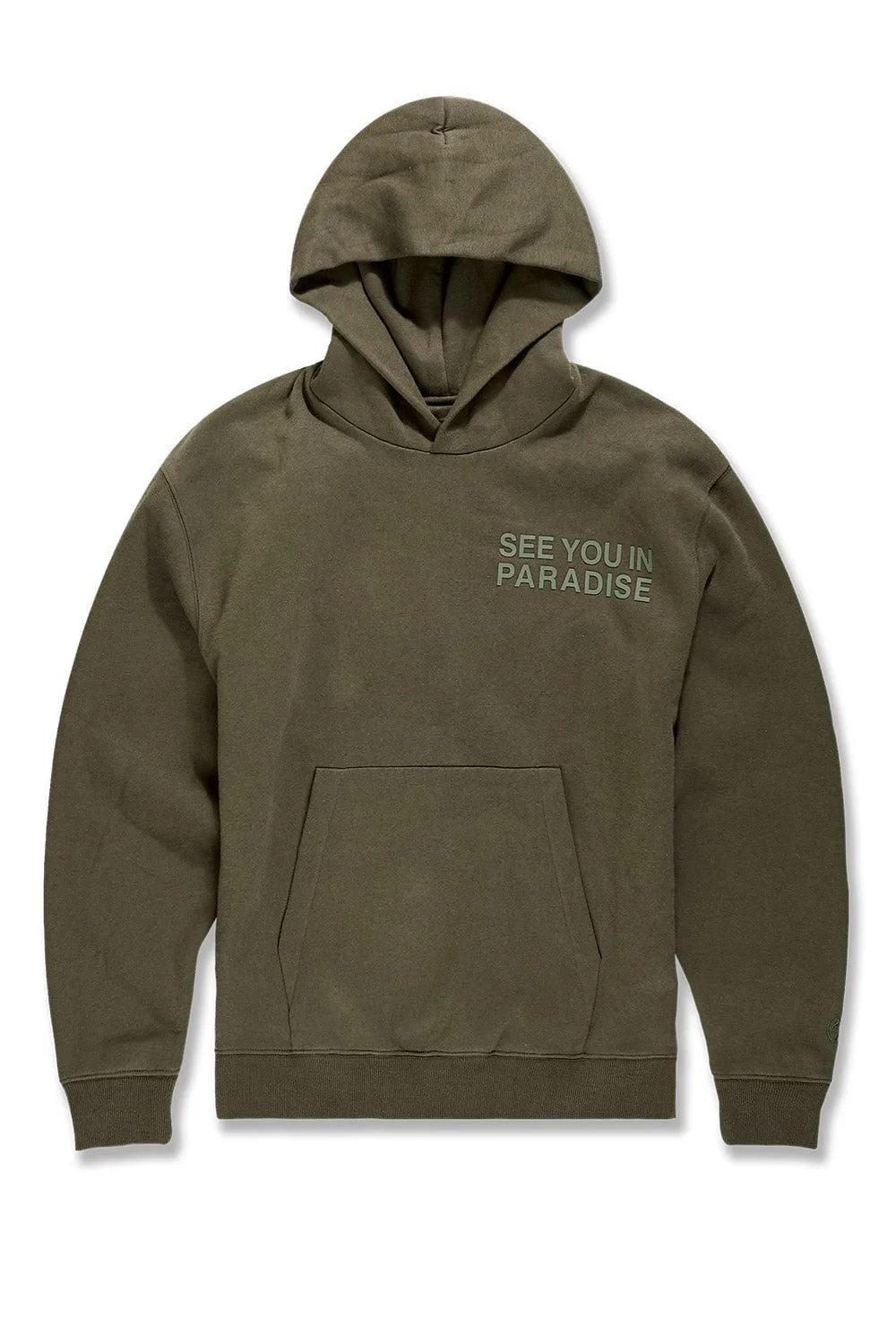 Big Men's Paradise Tonal Pullover Hoodie