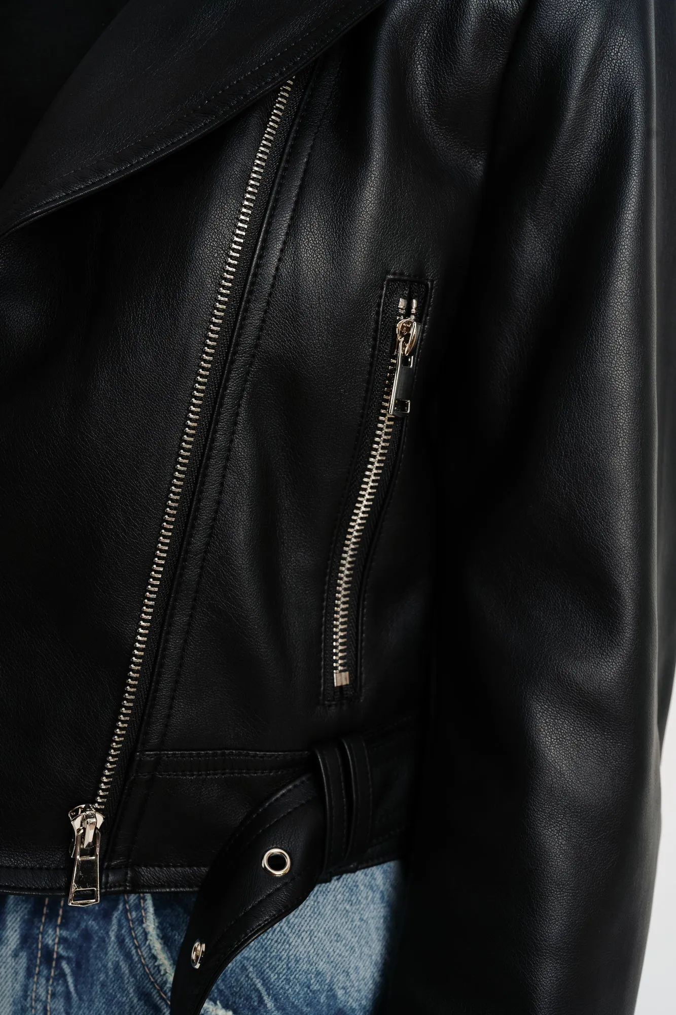 Biker Black Leather Jacket