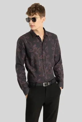 Black Printed Shirt