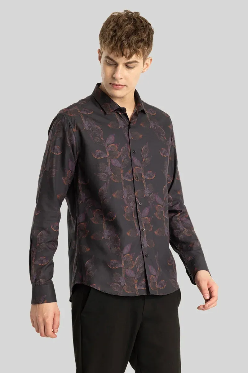 Black Printed Shirt