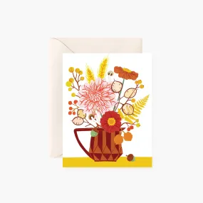 Botanica Paper Co. - FALL VASE | greeting card