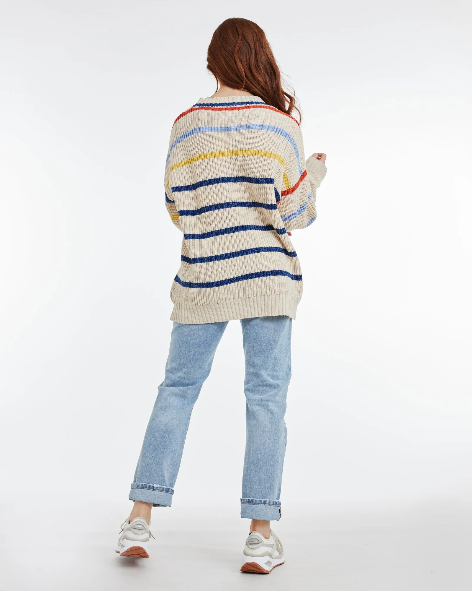 Bryce Striped Pullover Sweater