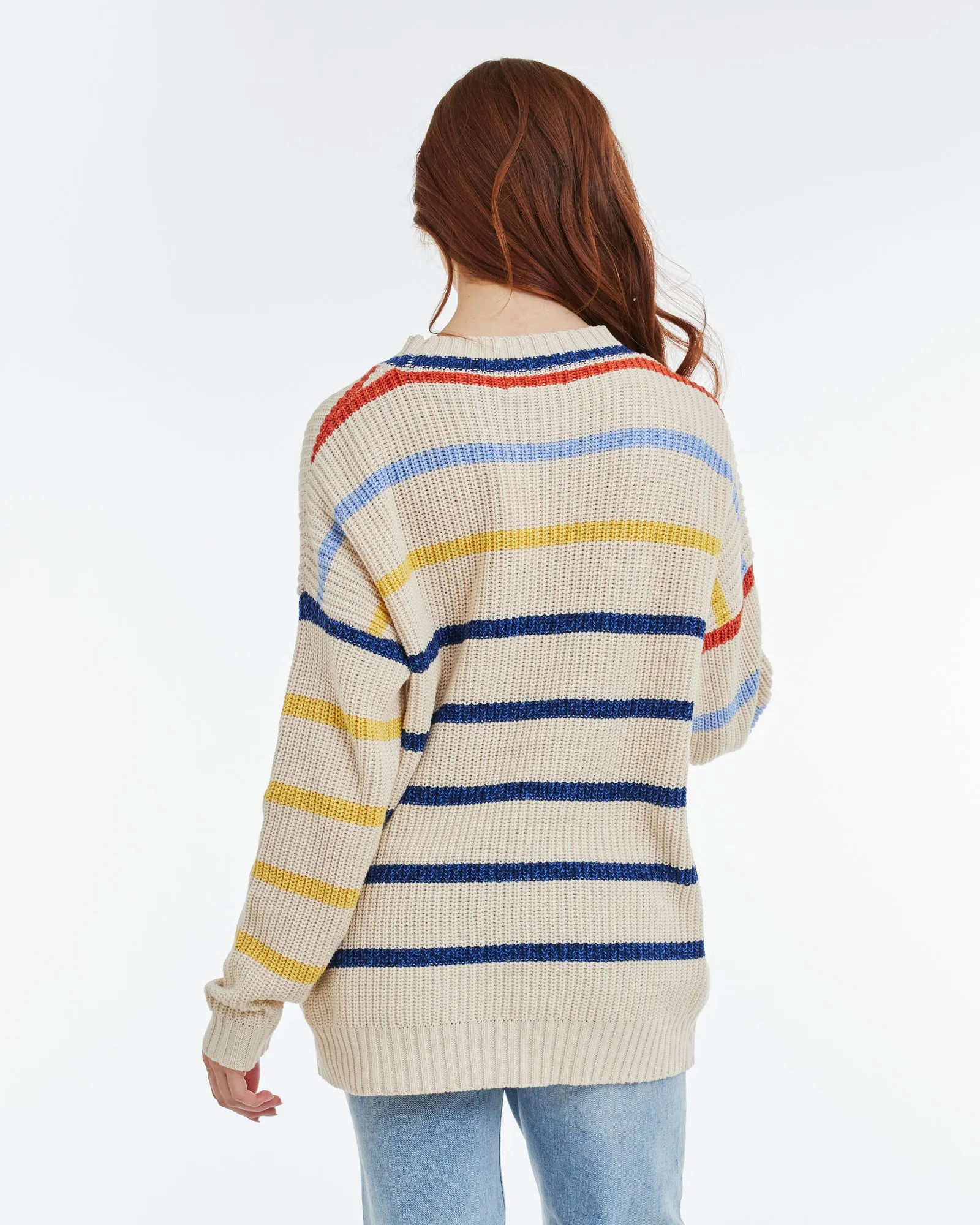 Bryce Striped Pullover Sweater