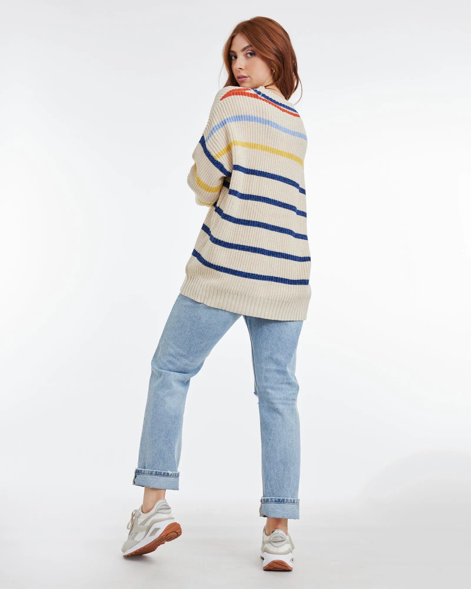 Bryce Striped Pullover Sweater