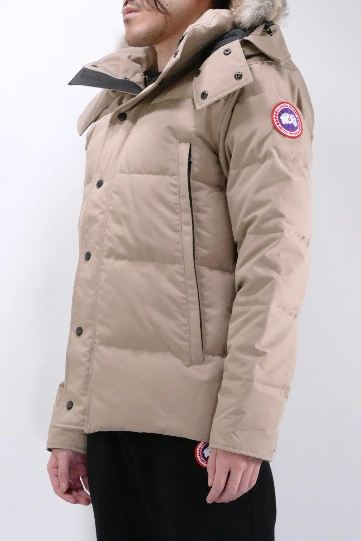 Canada Goose Mens Down *Parka Wyndham - Tan