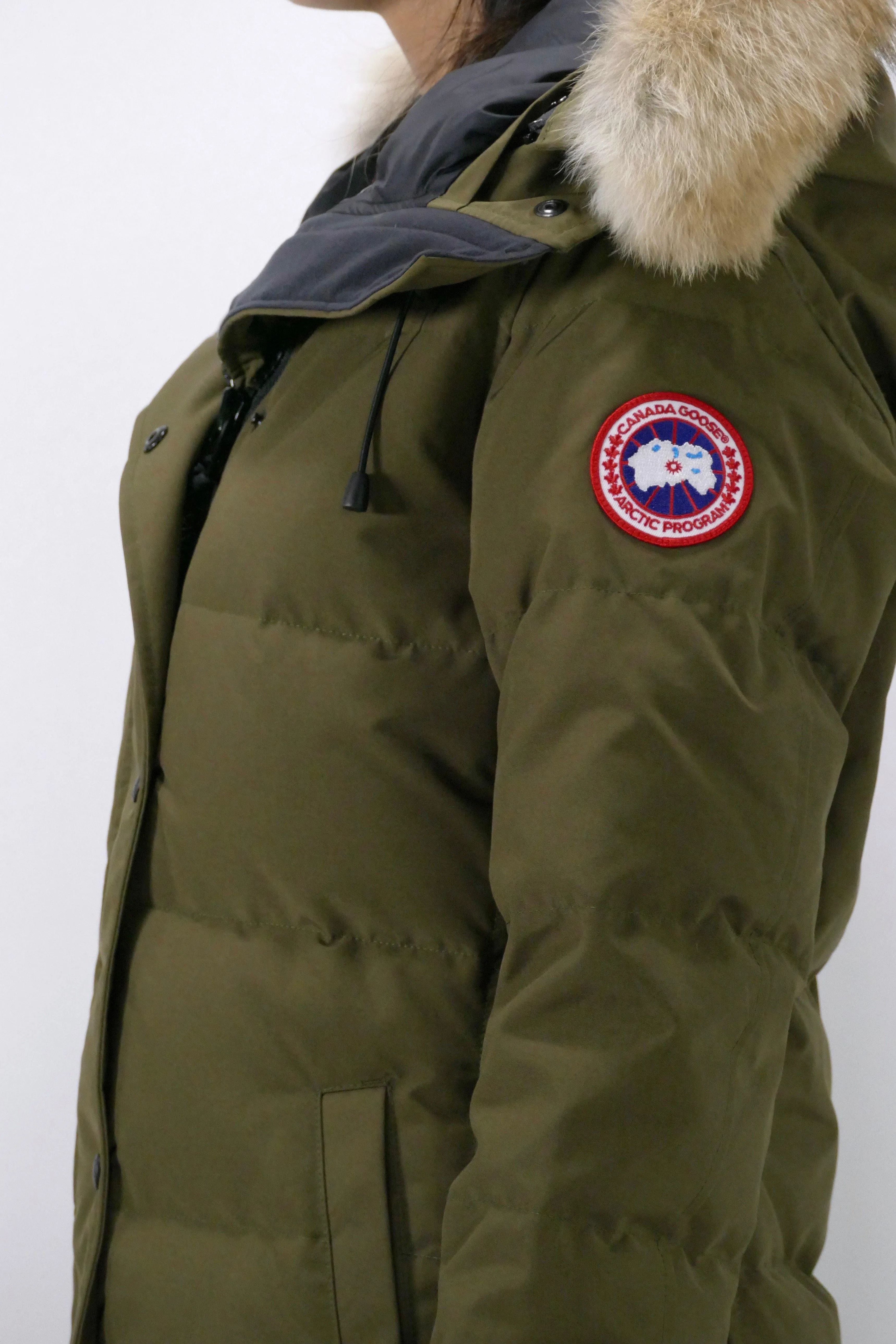 Canada Goose Womens Down *Parka Shelburne  - Military Green