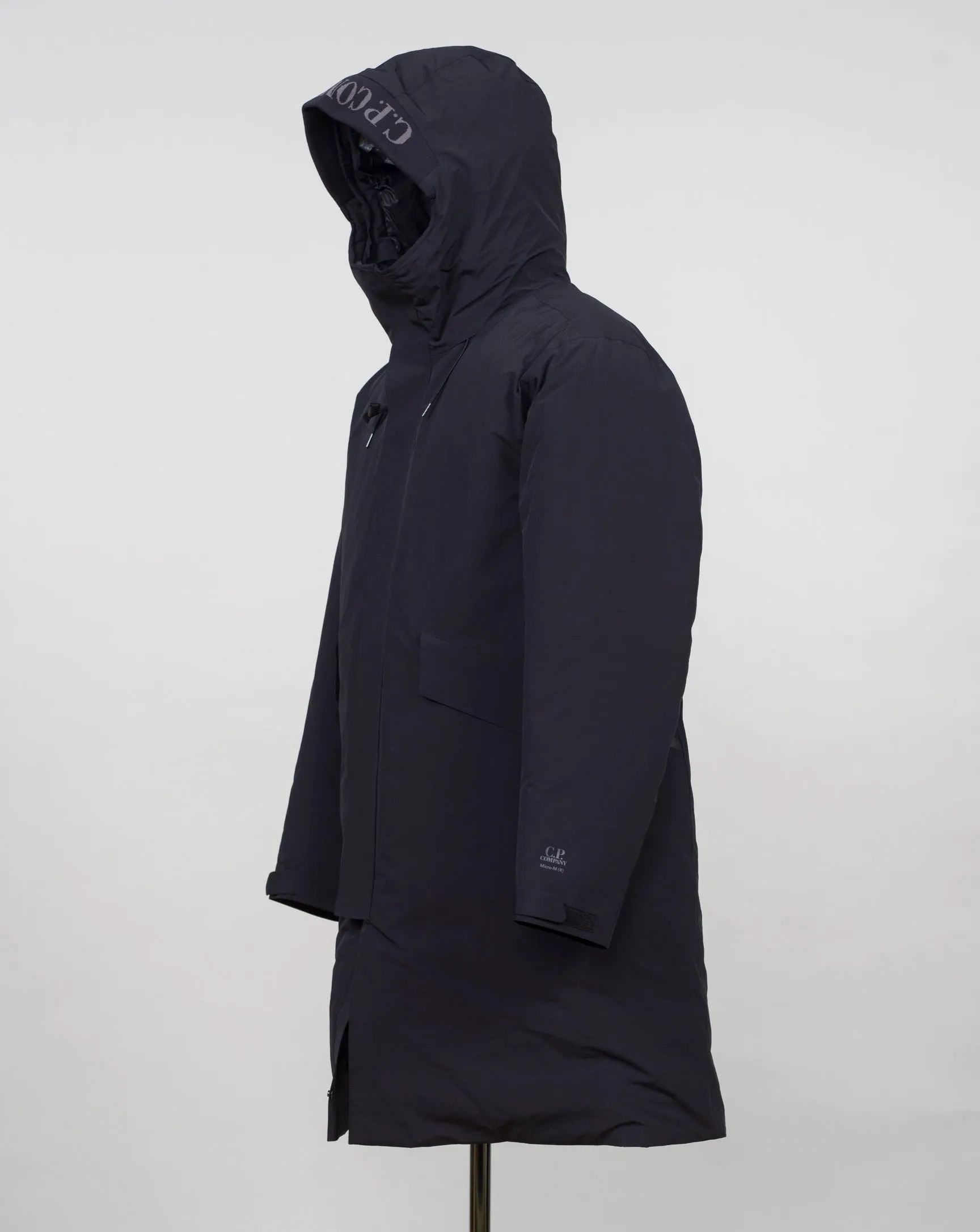 C.P.Company MICRO-M (R) Long Down Parka / Black