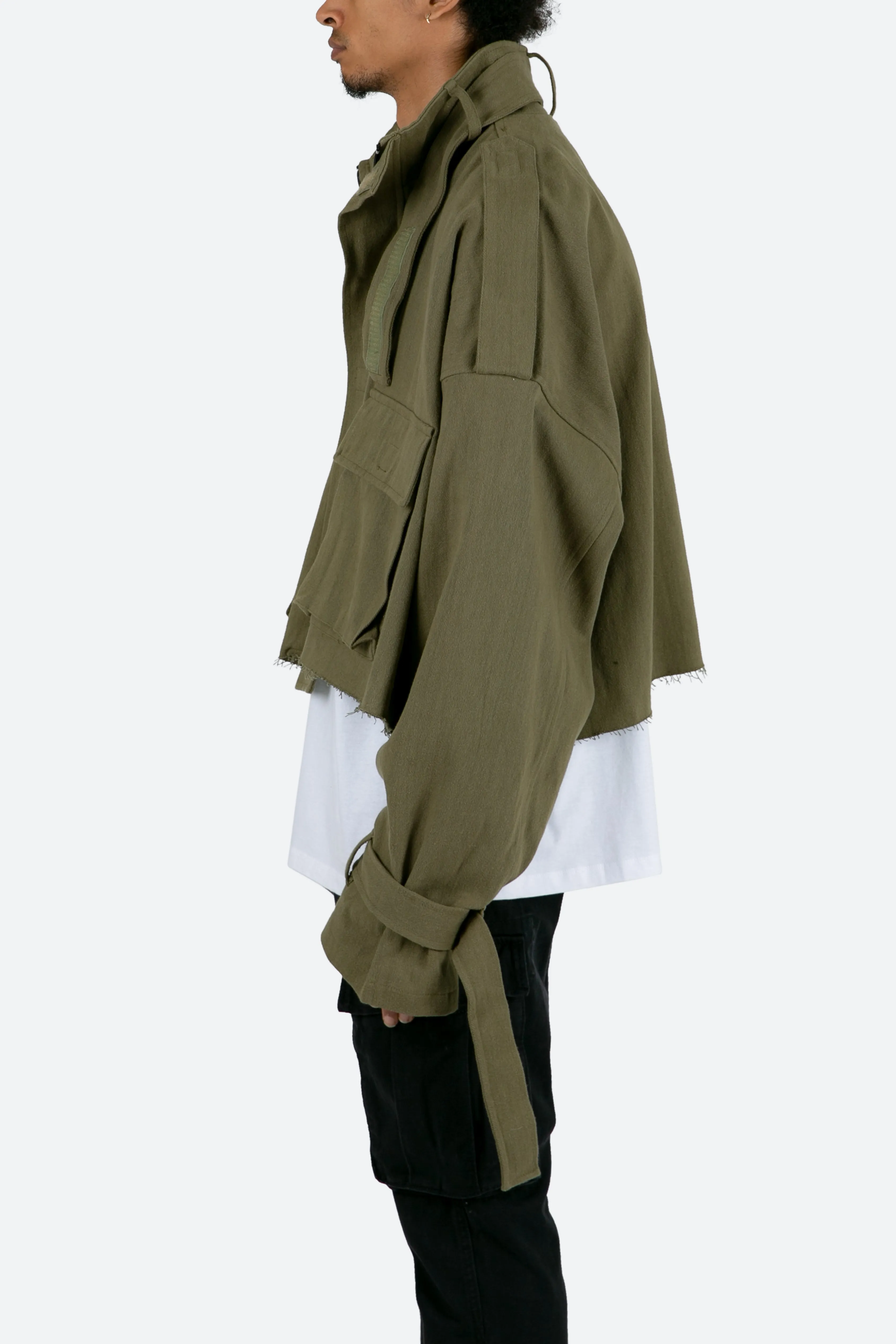 Cropped M65 Jacket - Olive