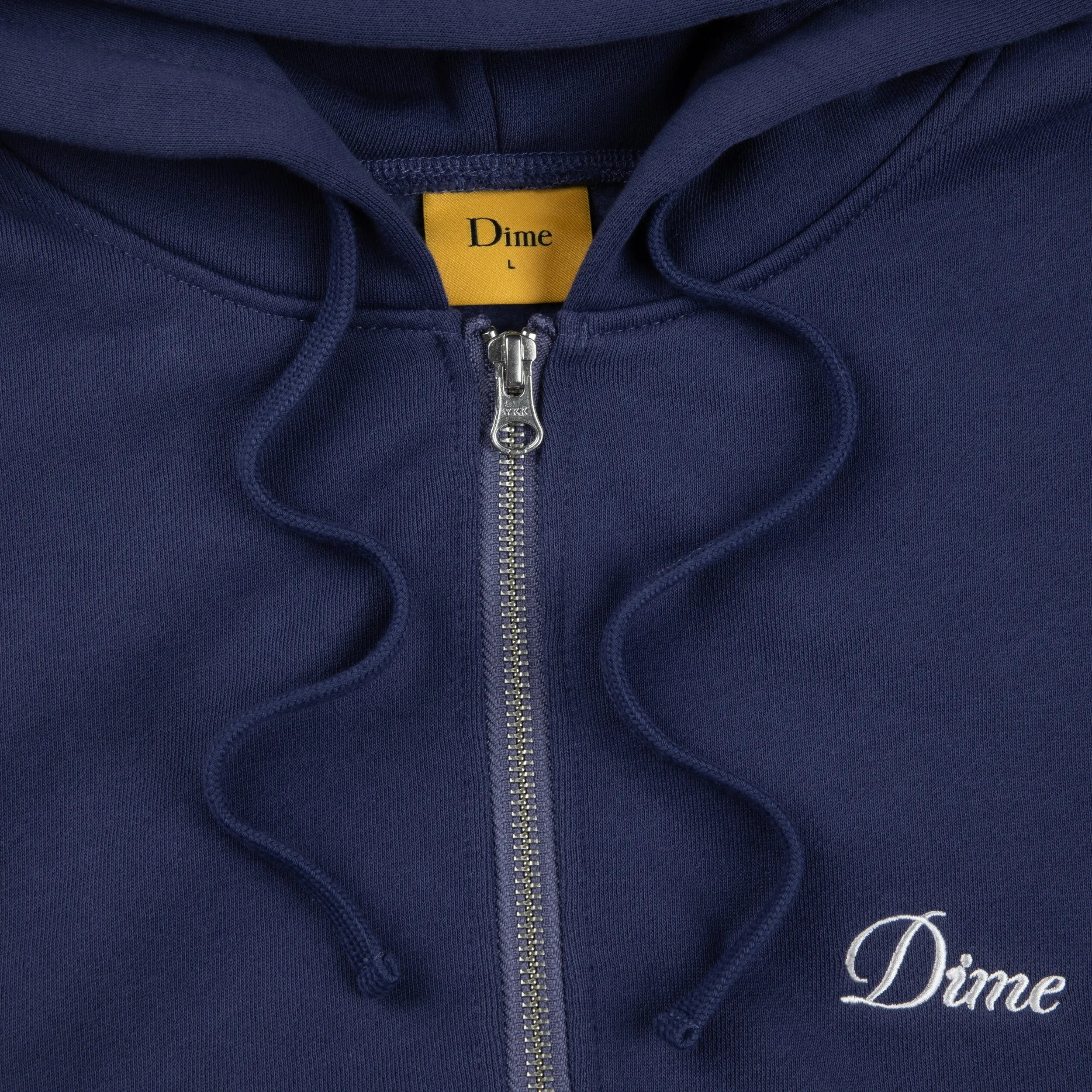 Cursive Zip Hoodie