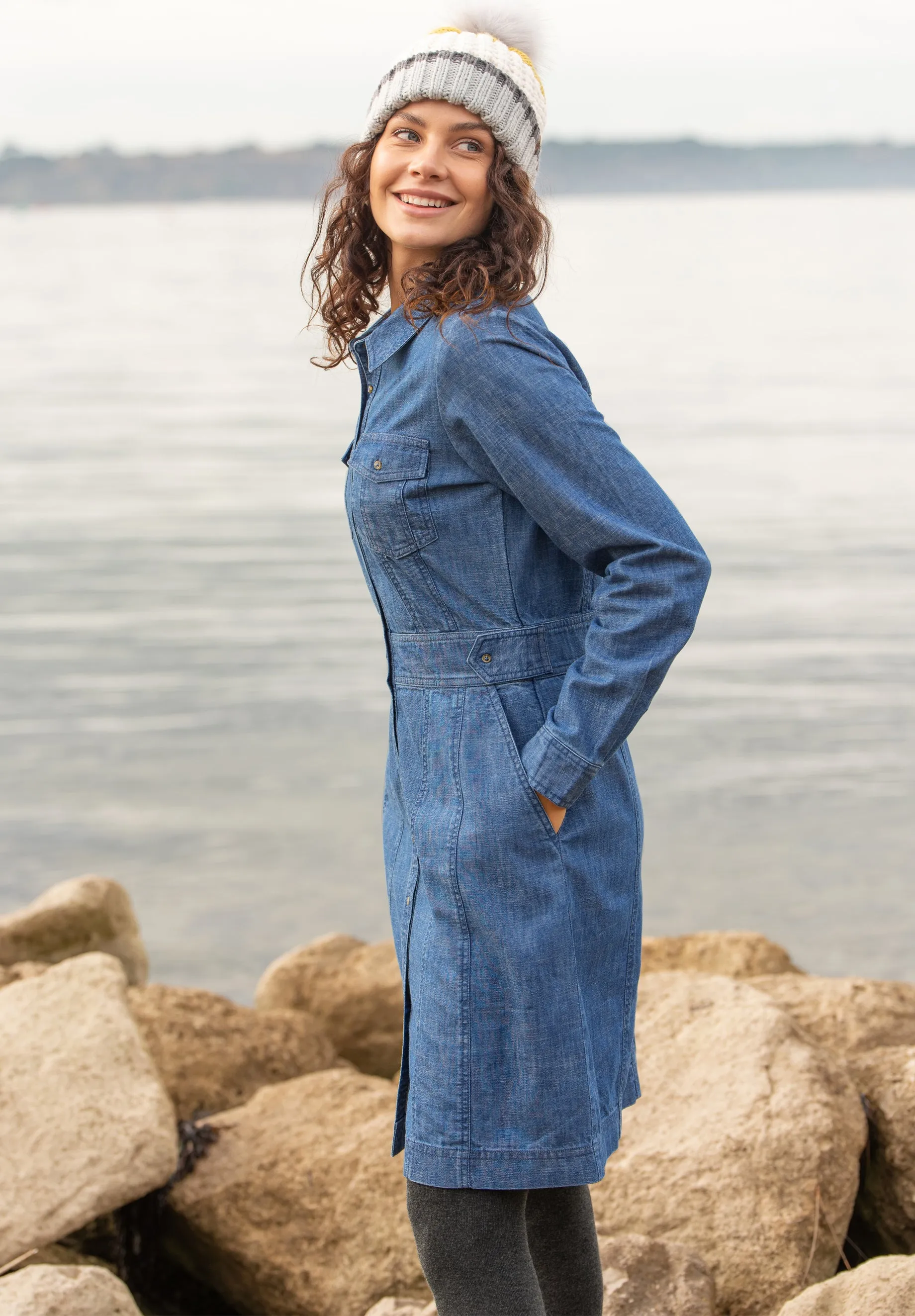 Denim Shirt Dress