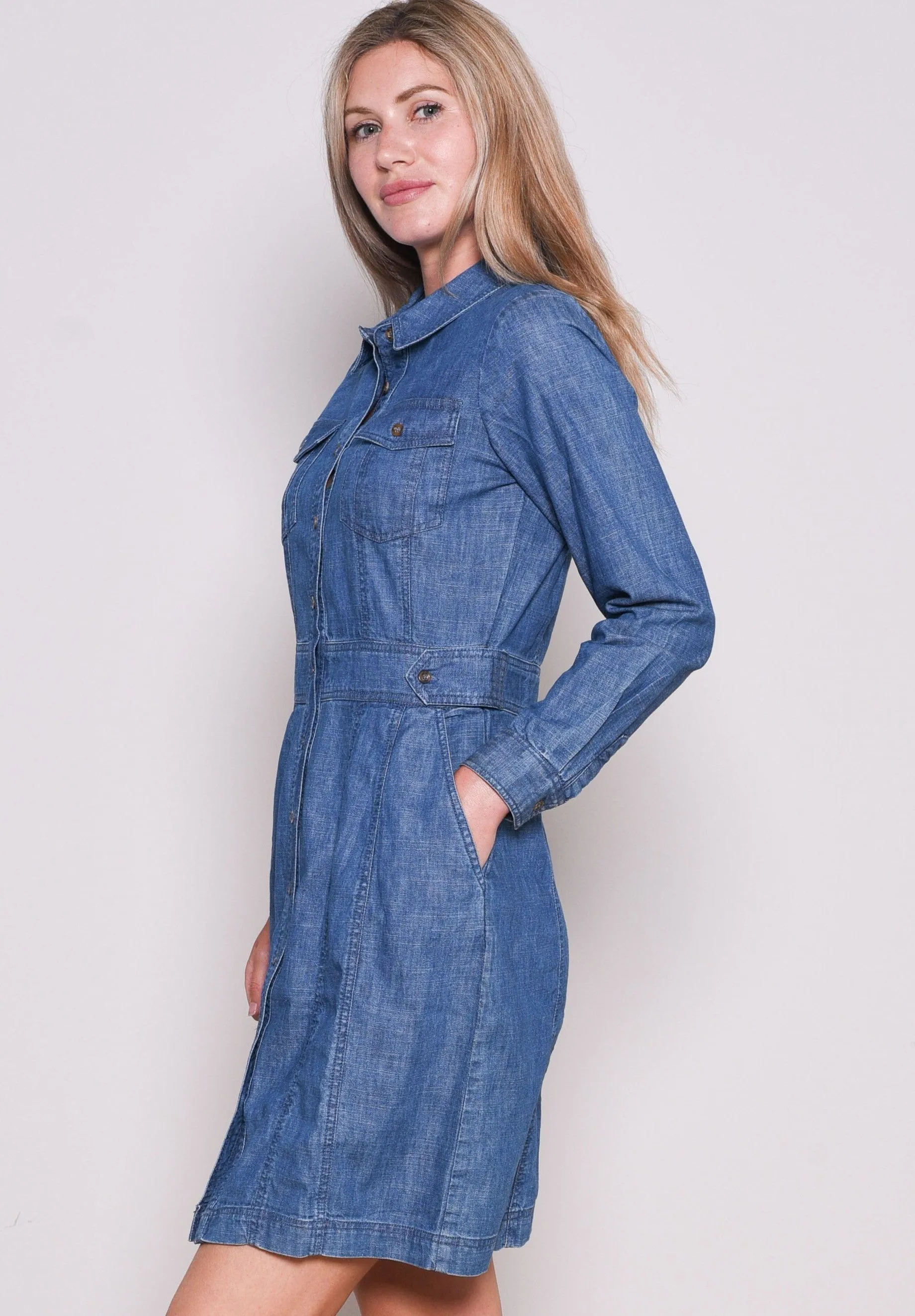 Denim Shirt Dress