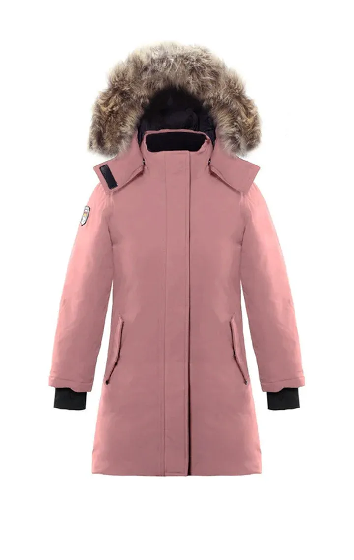 Ellaria Girls Stylish Waterproof Winter Parka Jacket