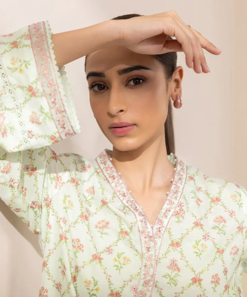 Embroidered Lawn Shirt