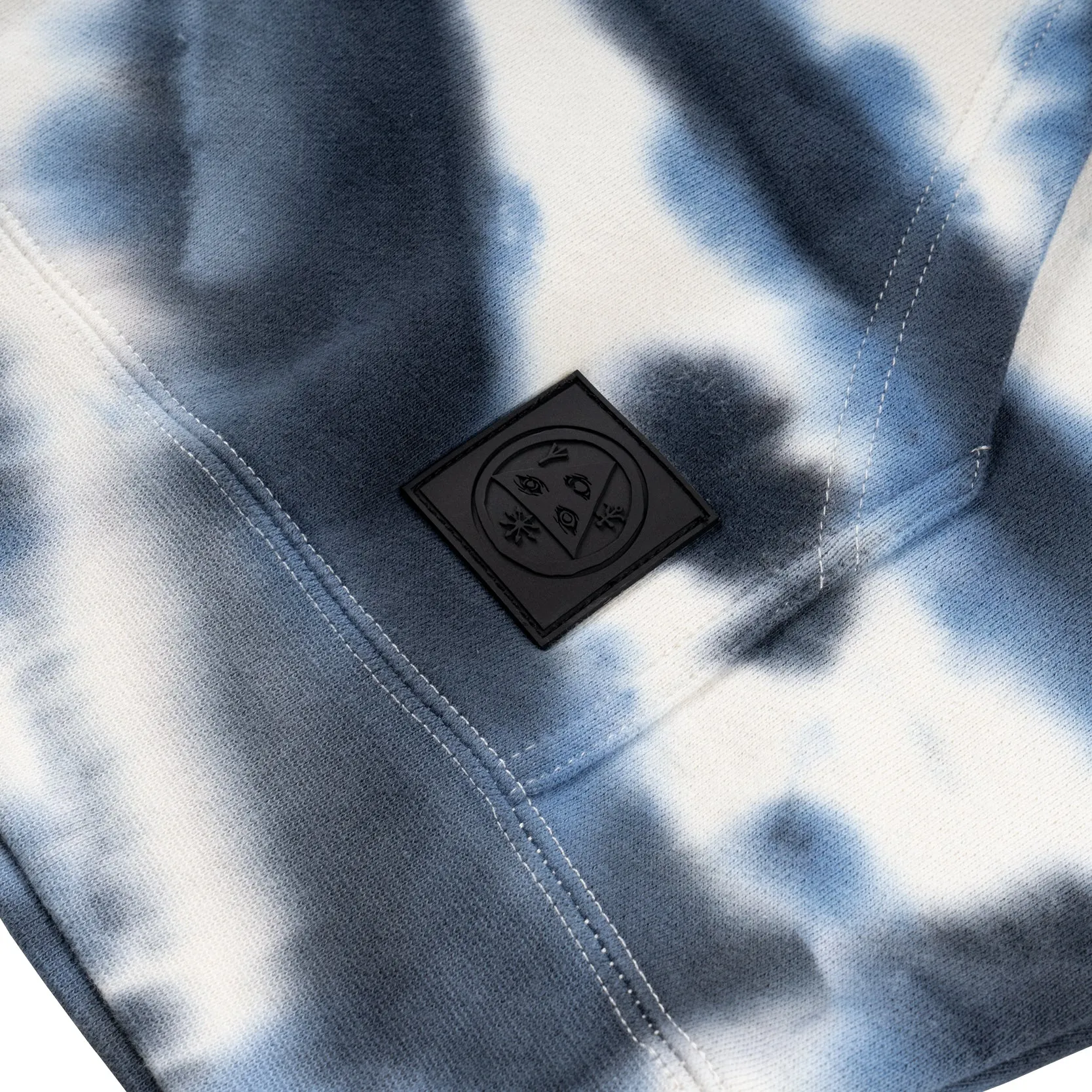 Exner Tie-Dyed Pullover Hoodie - Cloud