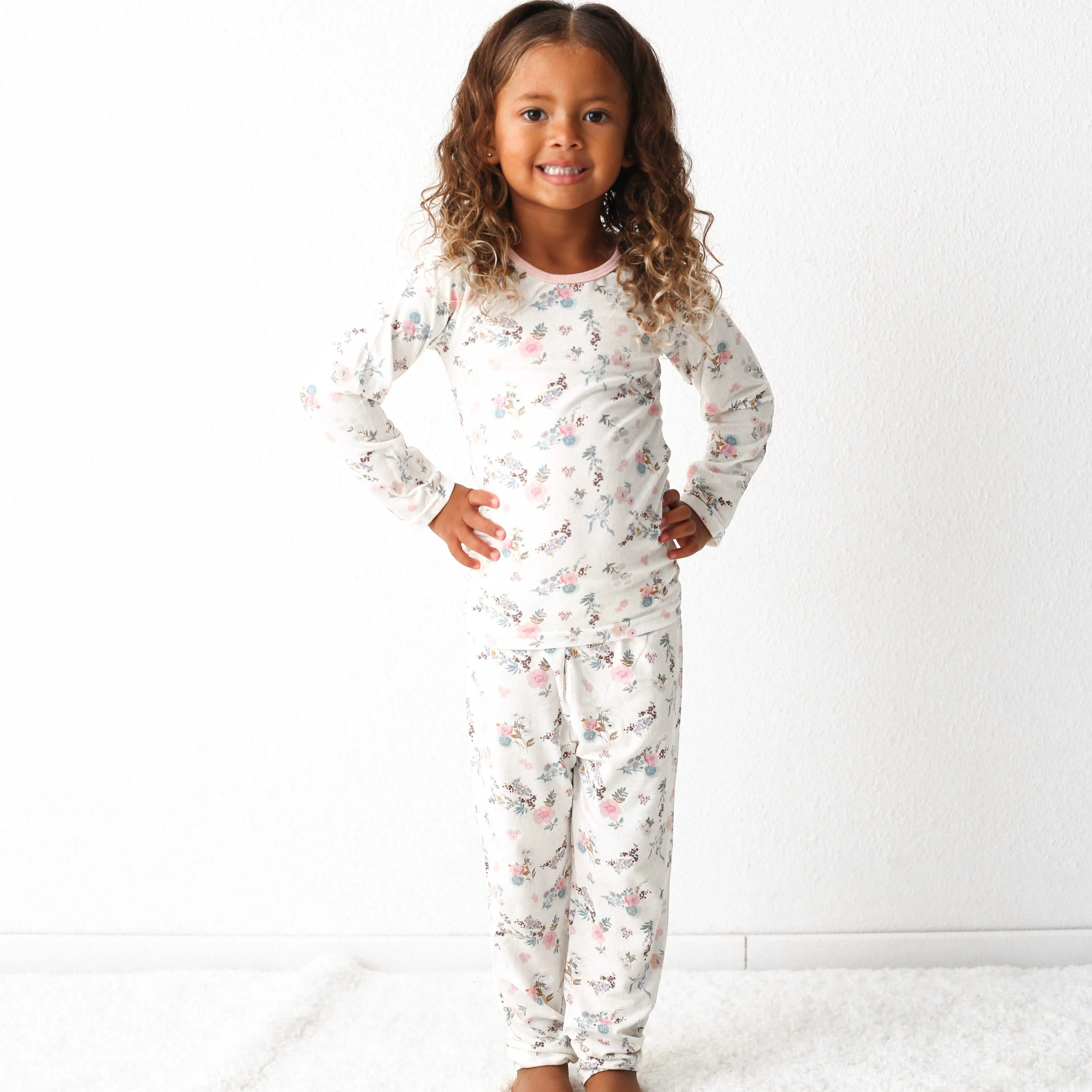 Fall Florals Cream Pajama