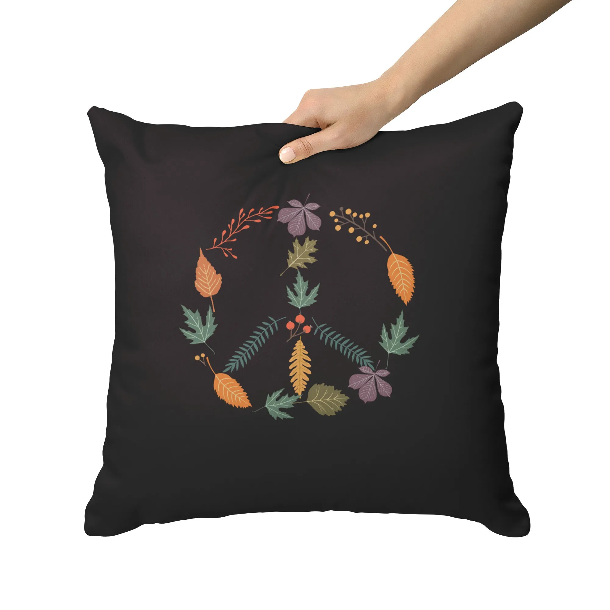 Fall Peace Sign Pillows And Covers