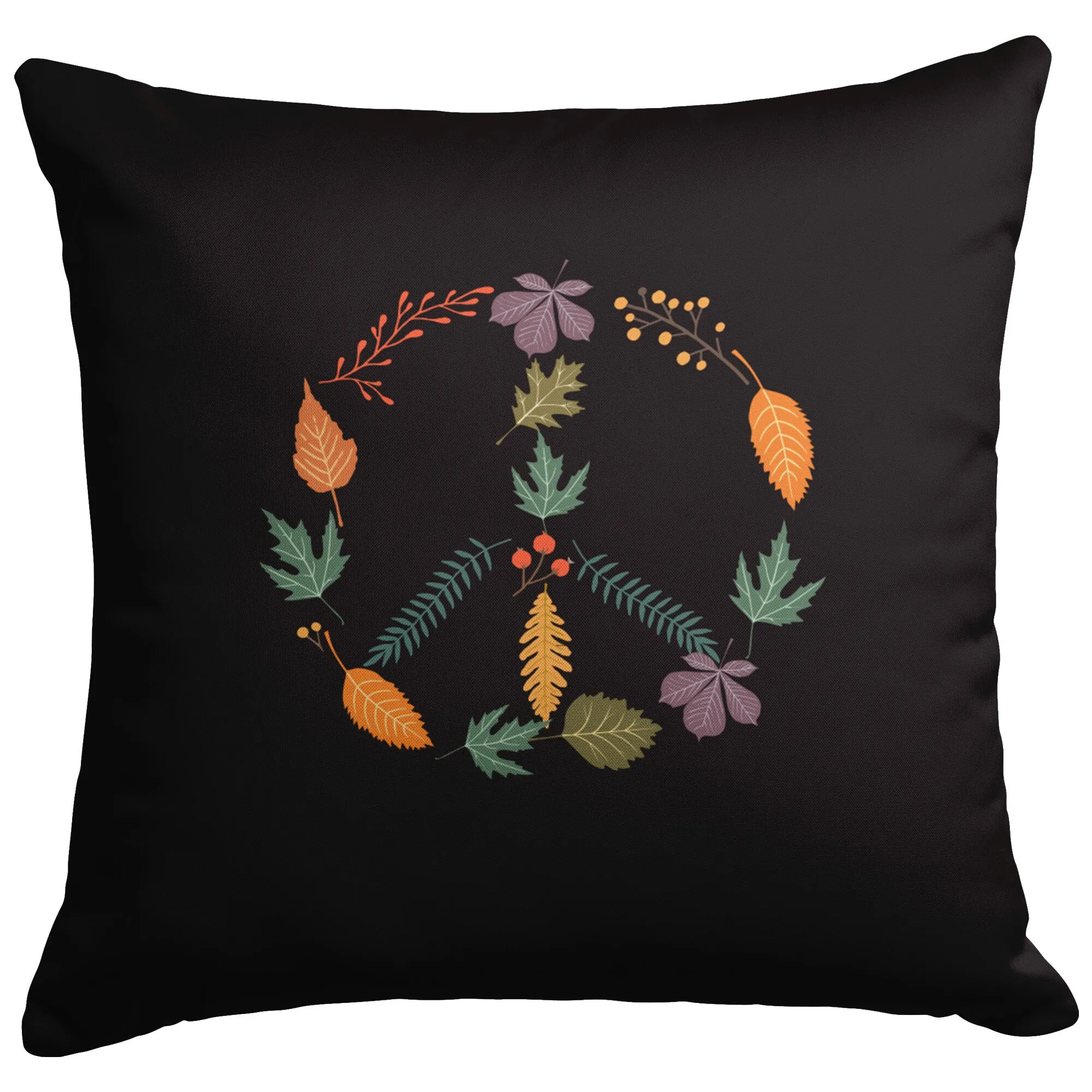 Fall Peace Sign Pillows And Covers