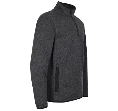 Fort Easton Half Zip Pullover-GREY