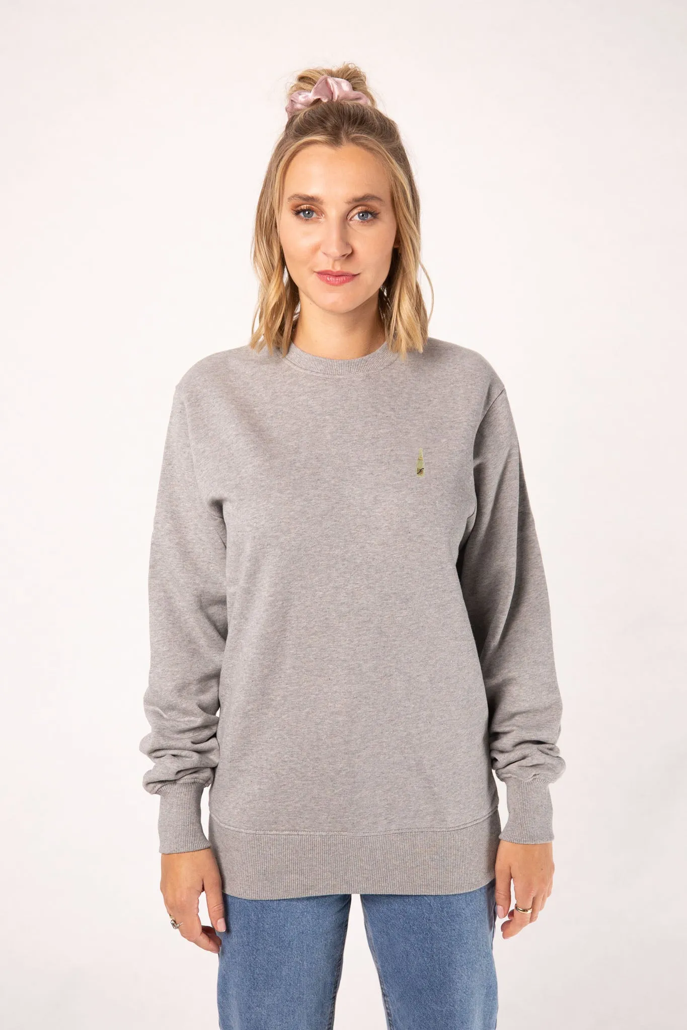 Freixenet | Bestickter Bio-Baumwoll Frauen Pullover